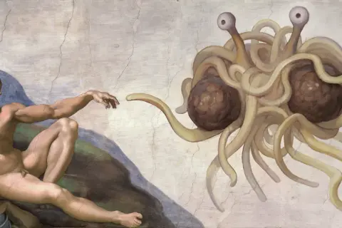 Latający Potwór Spaghetti: Parodia religii, która zmienia debatę o ewolucji