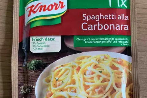 Jak szybko naprawić spaghetti carbonara z Knorr Fix i uniknąć błędów
