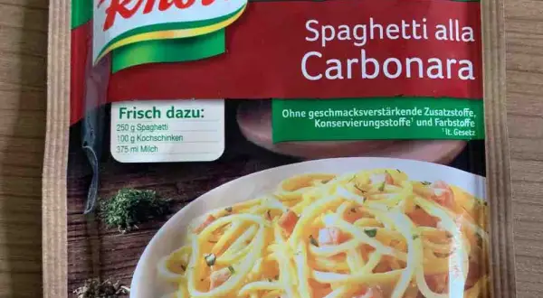 Jak szybko naprawić spaghetti carbonara z Knorr Fix i uniknąć błędów