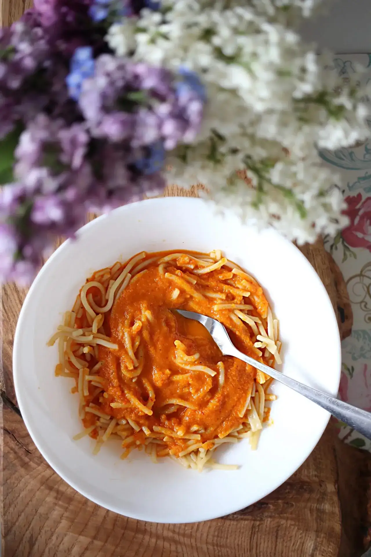 Zdjęcie Spaghetti bez mięsa z warzywami – zdrowa alternatywa na obiad